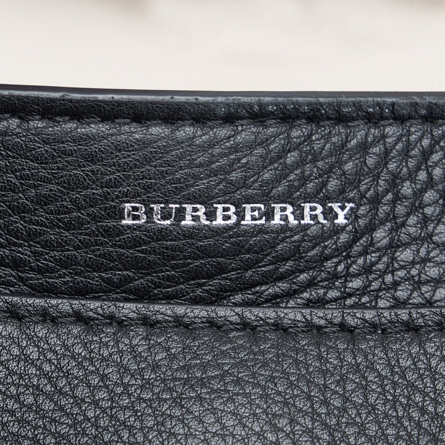 Burberry Belt Handbag Black