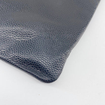 Chanel Black Leather Clutch