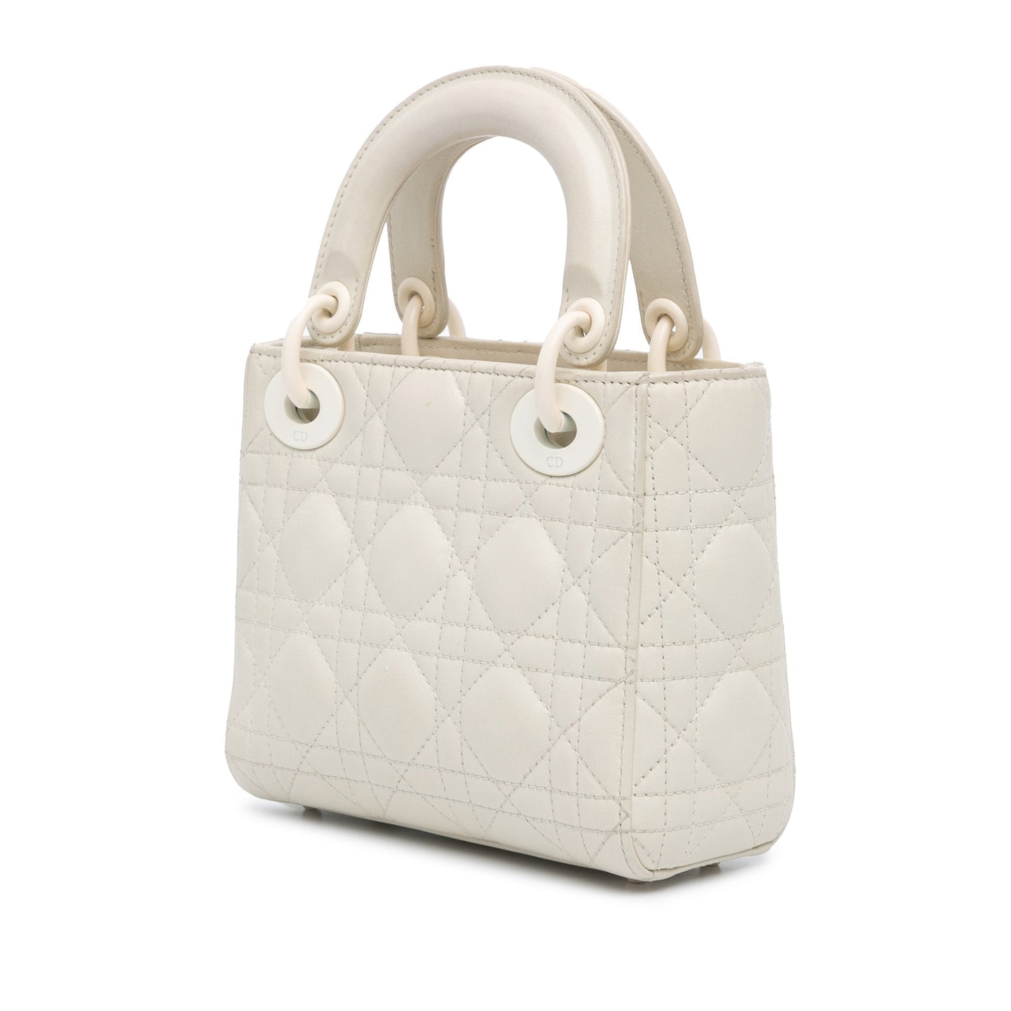 Mini Ultra Matte Calfskin Cannage Lady Dior