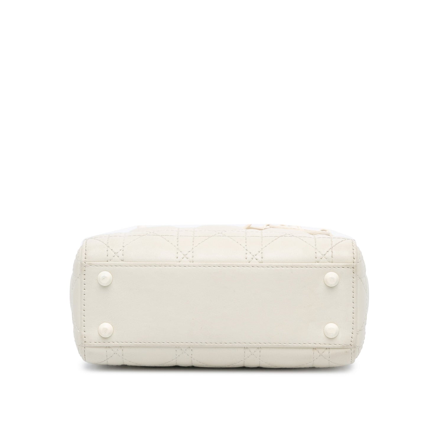 Mini Ultra Matte Calfskin Cannage Lady Dior