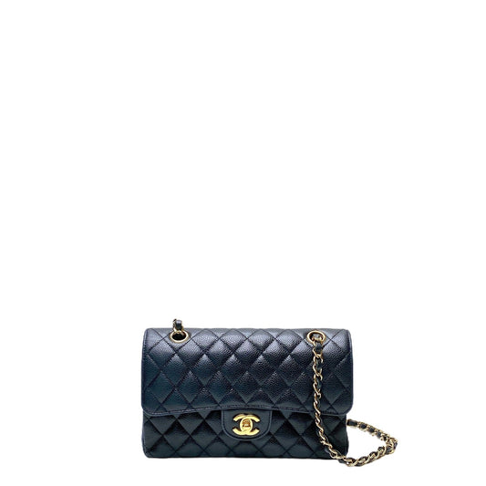CHANEL CF SMALL CAVIAR IN GHW