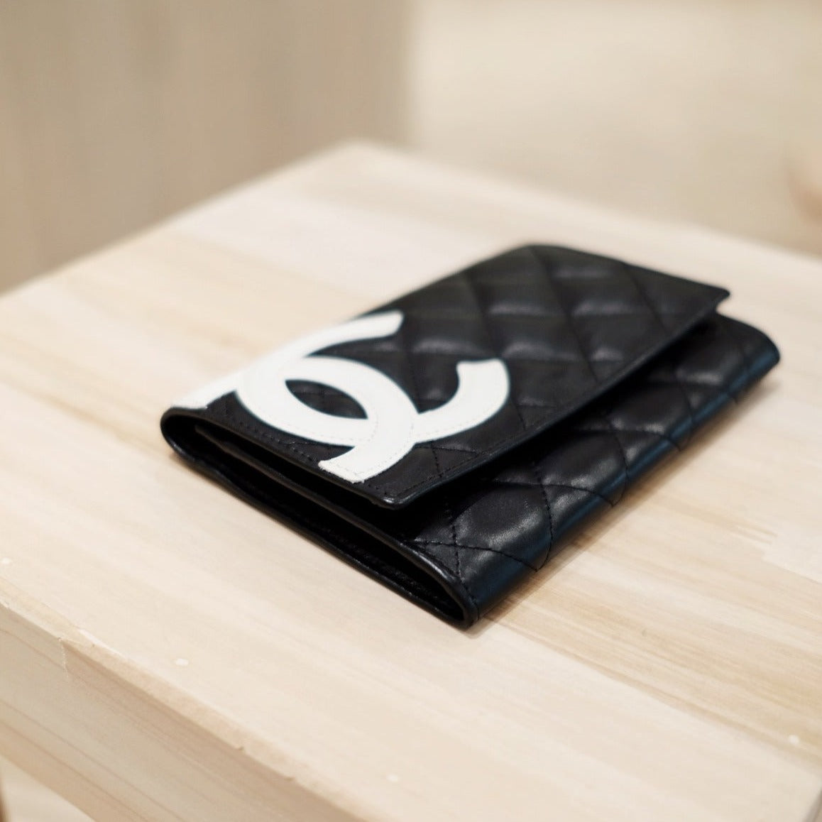 Chanel vintage cambon wallet+chain