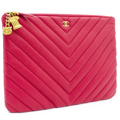 Ancient O-case Ancient Greek Charms Pouch Fushia