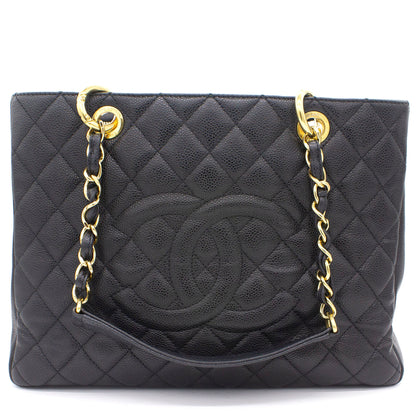Caviar Grand Shopping Tote GST Black