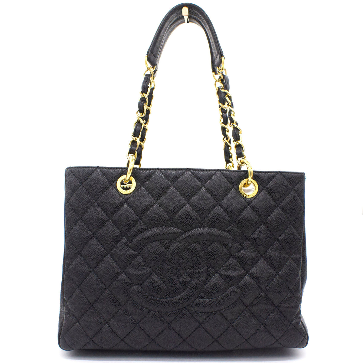 Caviar Grand Shopping Tote GST Black