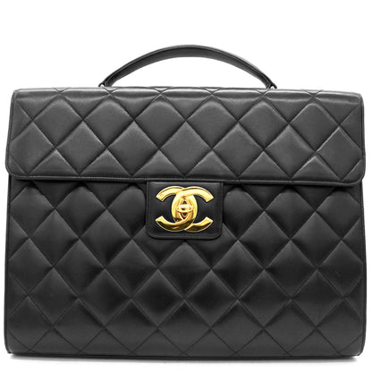 1995 diamond quilted briefcase