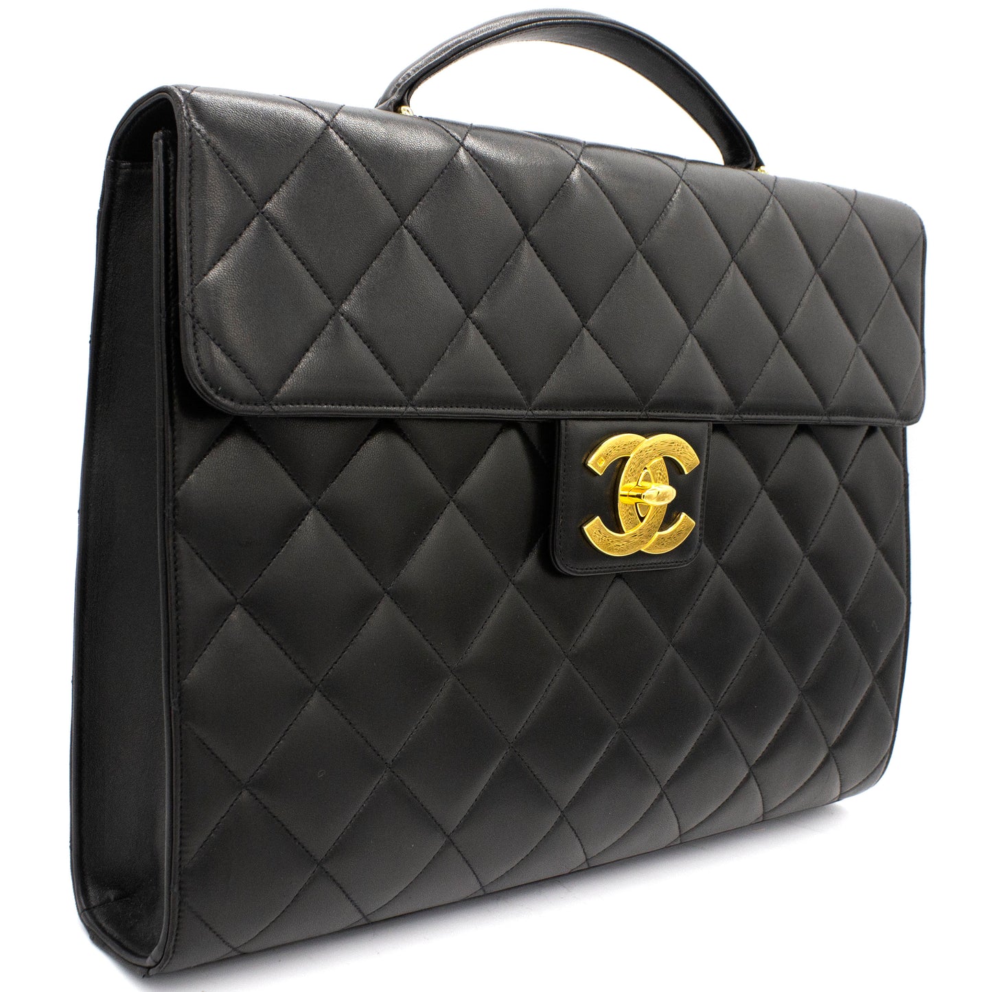 1995 diamond quilted briefcase