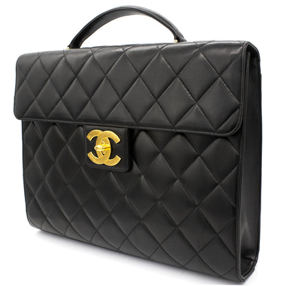 1995 diamond quilted briefcase
