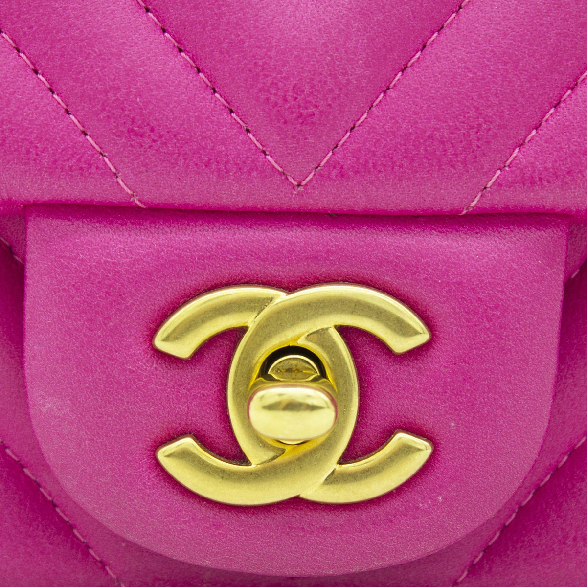Chevron Mini Square Flap Bag