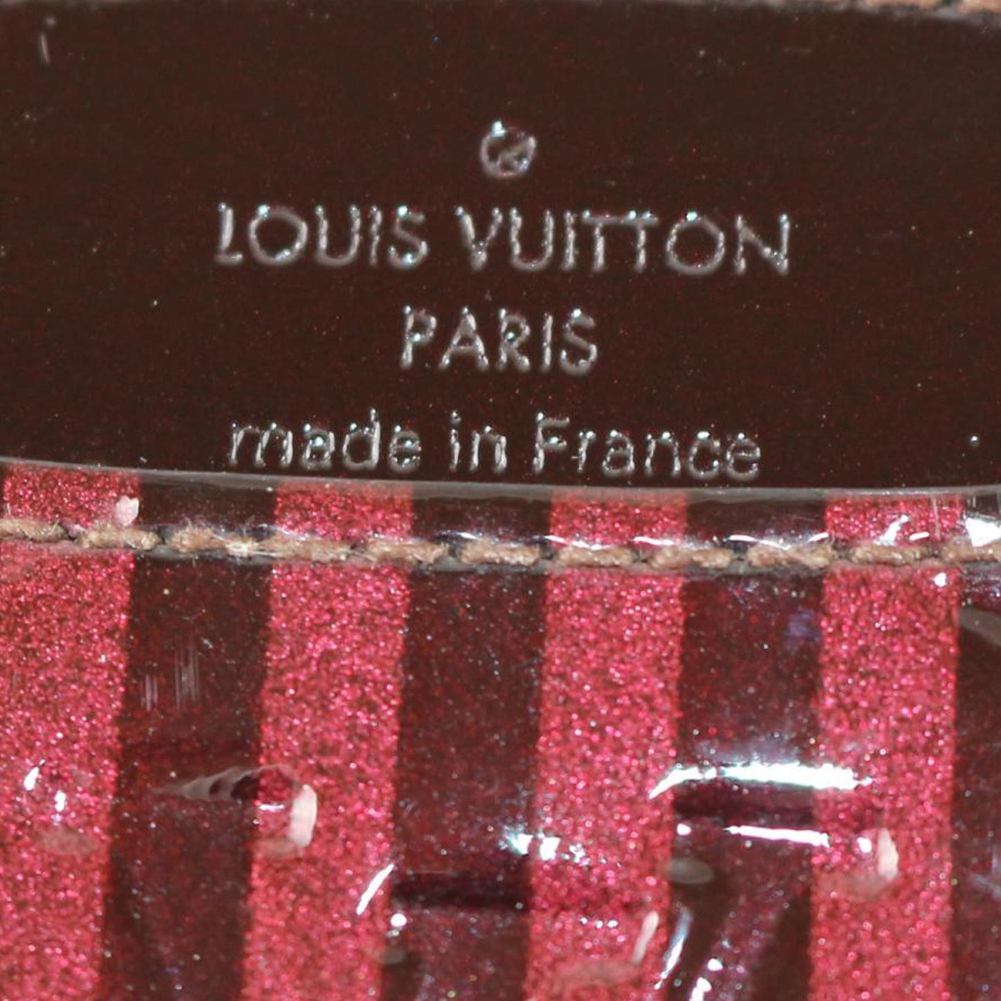 Louis-Vuitton Vernis Card Holder Red