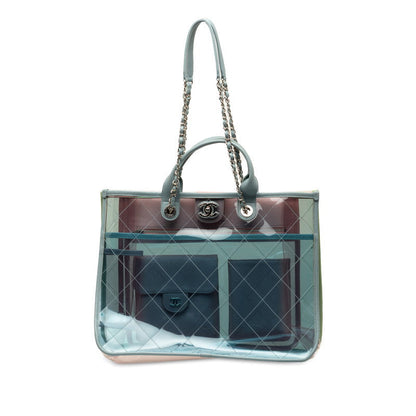 Chanel Coco Splash Shopping Tote Plastic Tote Bag A57411 in Excellent condition
