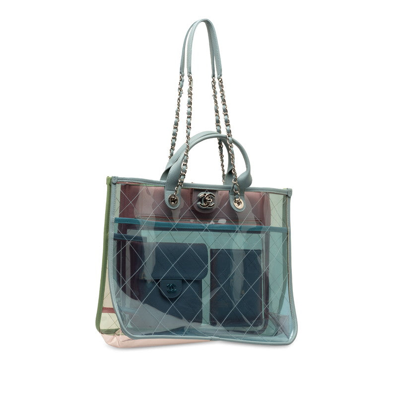 Chanel Coco Splash Shopping Tote Plastic Tote Bag A57411 in Excellent condition