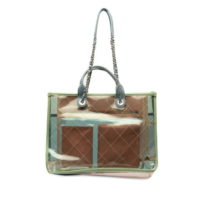 Chanel Coco Splash Shopping Tote Plastic Tote Bag A57411 in Excellent condition