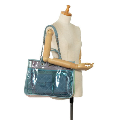 Chanel Coco Splash Shopping Tote Plastic Tote Bag A57411 in Excellent condition