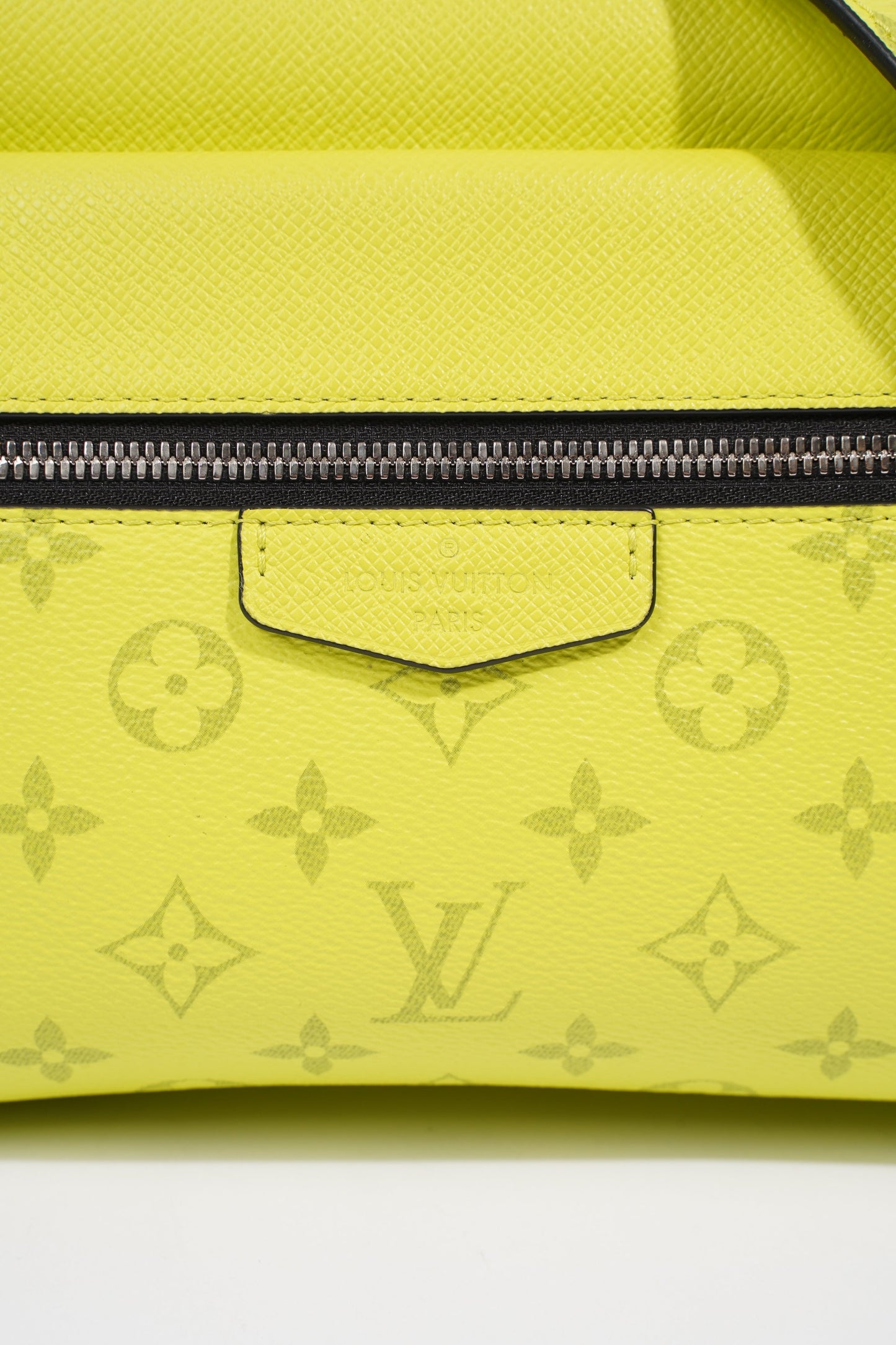 Louis Vuitton Outdoor Messenger Bag Neon Green Coated Canvas