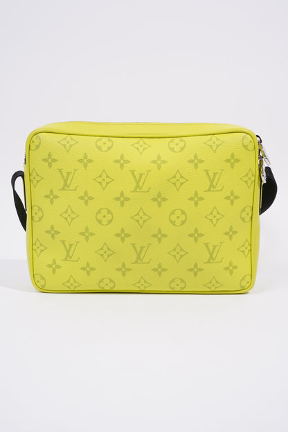 Louis Vuitton Outdoor Messenger Bag Neon Green Coated Canvas