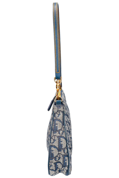 CHRISTIAN DIOR Vintage Oblique Saddle Pochette