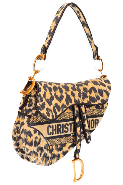 CHRISTIAN DIOR Saddle Bag Mizza Embroidery