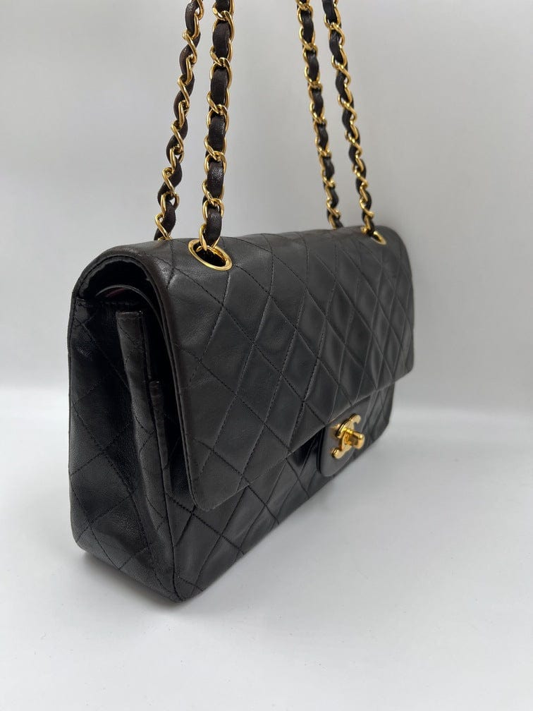Chanel Classic Double Flap Bag with 24k gold plated hardware