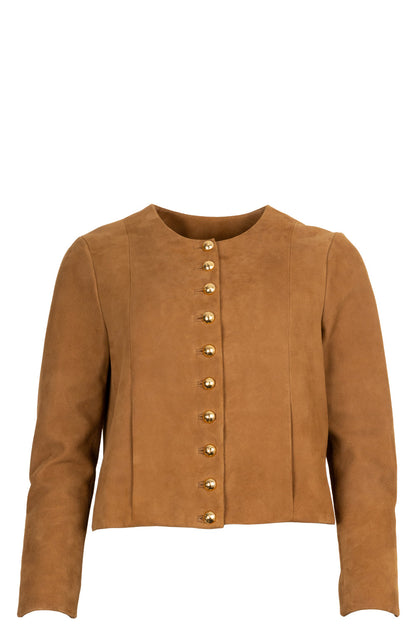 CELINE Jacket Suede Brown