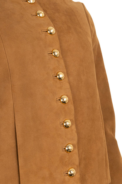 CELINE Jacket Suede Brown