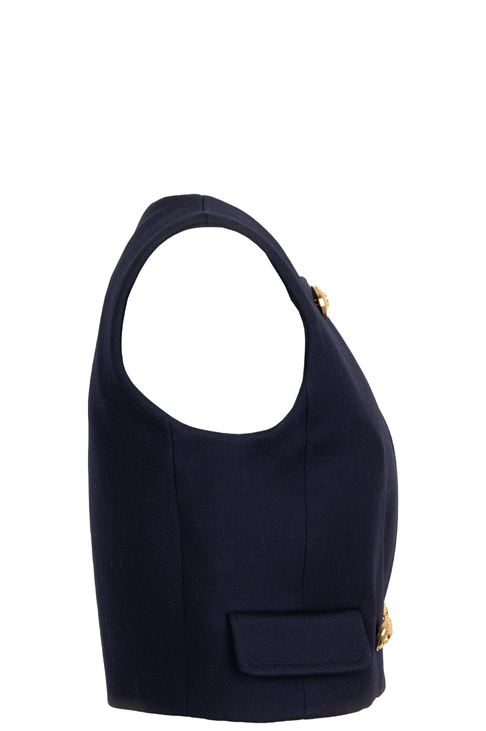 CELINE Top Tricotine Navy