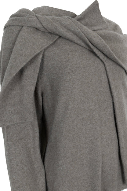 CÉLINE 2in1 Knit Wool Cashmere Sage