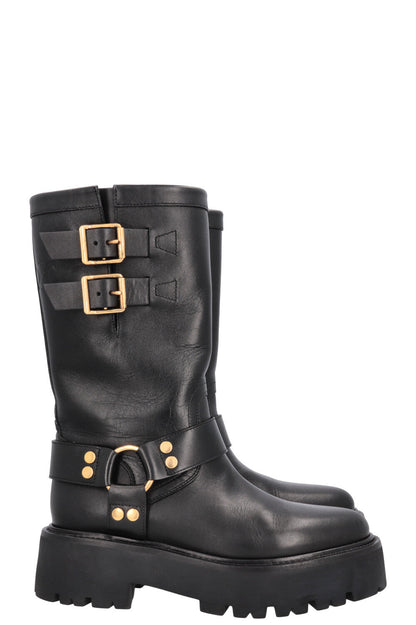 CELINE Biker Boots Black