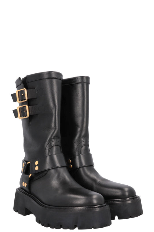 CELINE Biker Boots Black
