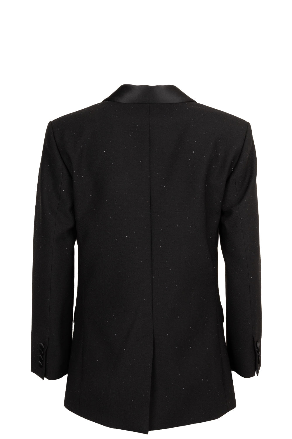 CELINE Smoking Blazer Jacket Black Sequin