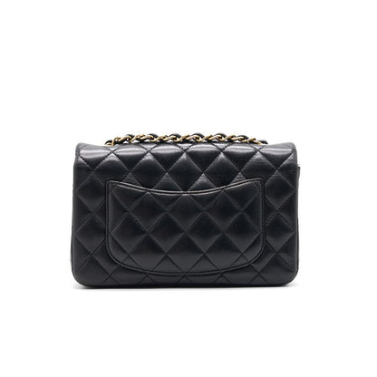 Chanel Lambskin Rectangular Mini Flap Bag