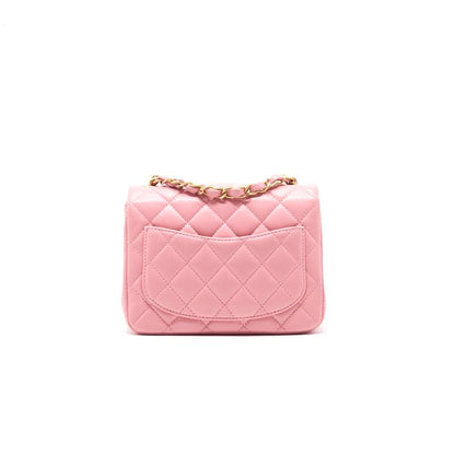 Chanel Lambskin Mini Square Flap Bag