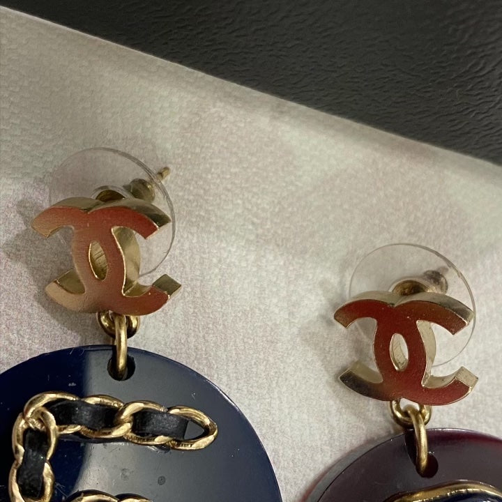 CHANEL NO. 5 CC VINTAGE EARRINGS
