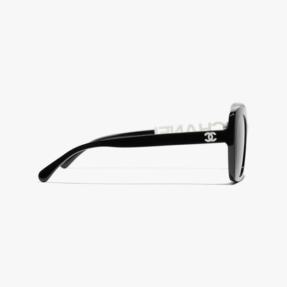 CHANEL ACETATE STRASS SQUARE SUNGLASSES 5422 BA