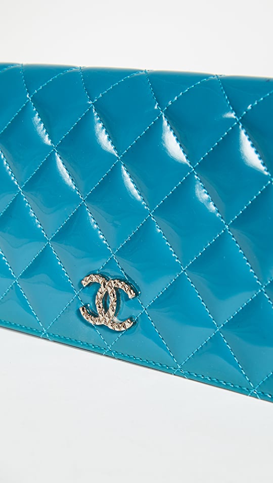 CHANEL BRILLIANT MATELASSE  PATENT  WALLET