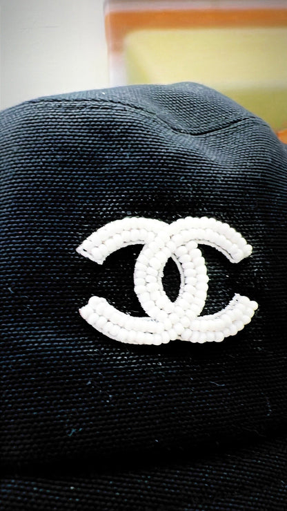 CHANEL CC CANVAS BUCKET HAT