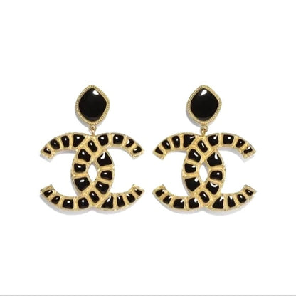 CHANEL CC ALONG THE NILE CLIP ON EARRINGS