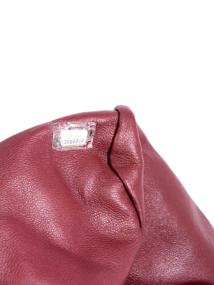 Chanel CC Logo Caviar Leather Cocoon Duffle Bag Black
