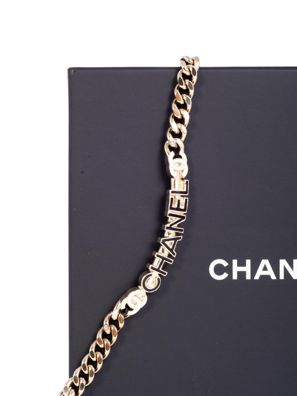 Chanel CC Logo Chocker Necklace Gold