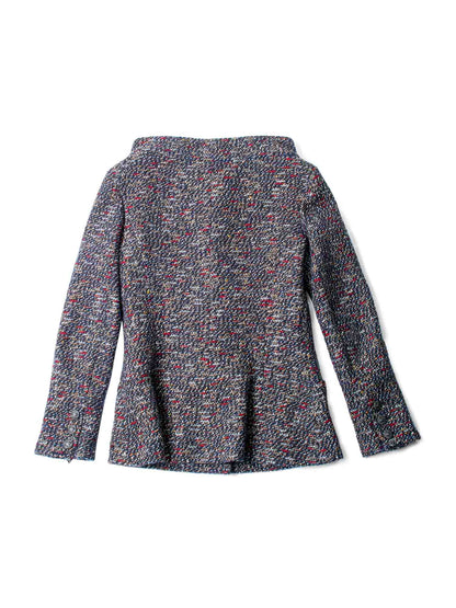 Chanel CC Logo Fantasy Tweed Regal Fitted Jacket Brown