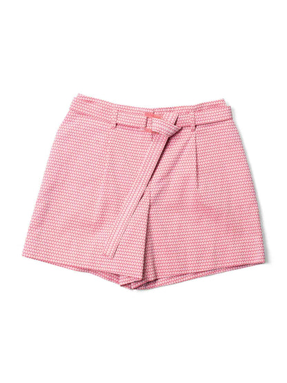 Chanel CC Logo Tweed Jacket Shorts  Piece Set Red