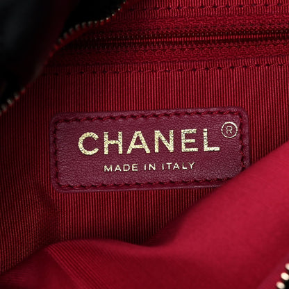 CHANEL QUILTED CALFSKIN DOUBLE CHAIN COCO SHELTER HOBO BAG