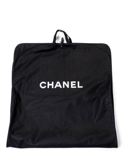 Chanel Canvas Garment Cover Bag Black