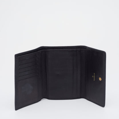 CHANEL CAVIAR LEATHER BIFOLD WALLET
