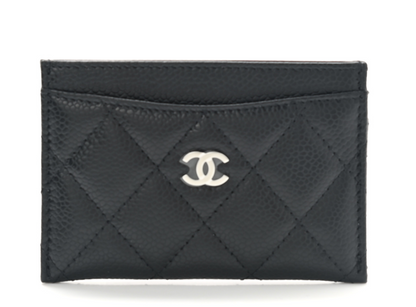 CHANEL CAVIAR QUILTED LAMBSKIN CARD CASE