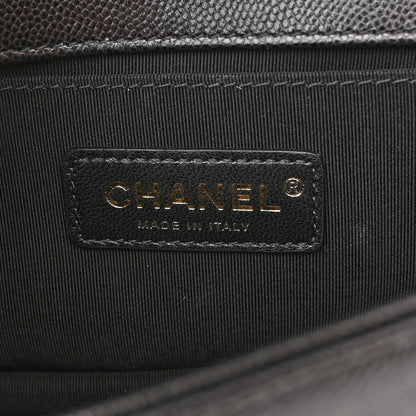 CHANEL CAVIAR QUILTED SMALL FLAP BOY BAG