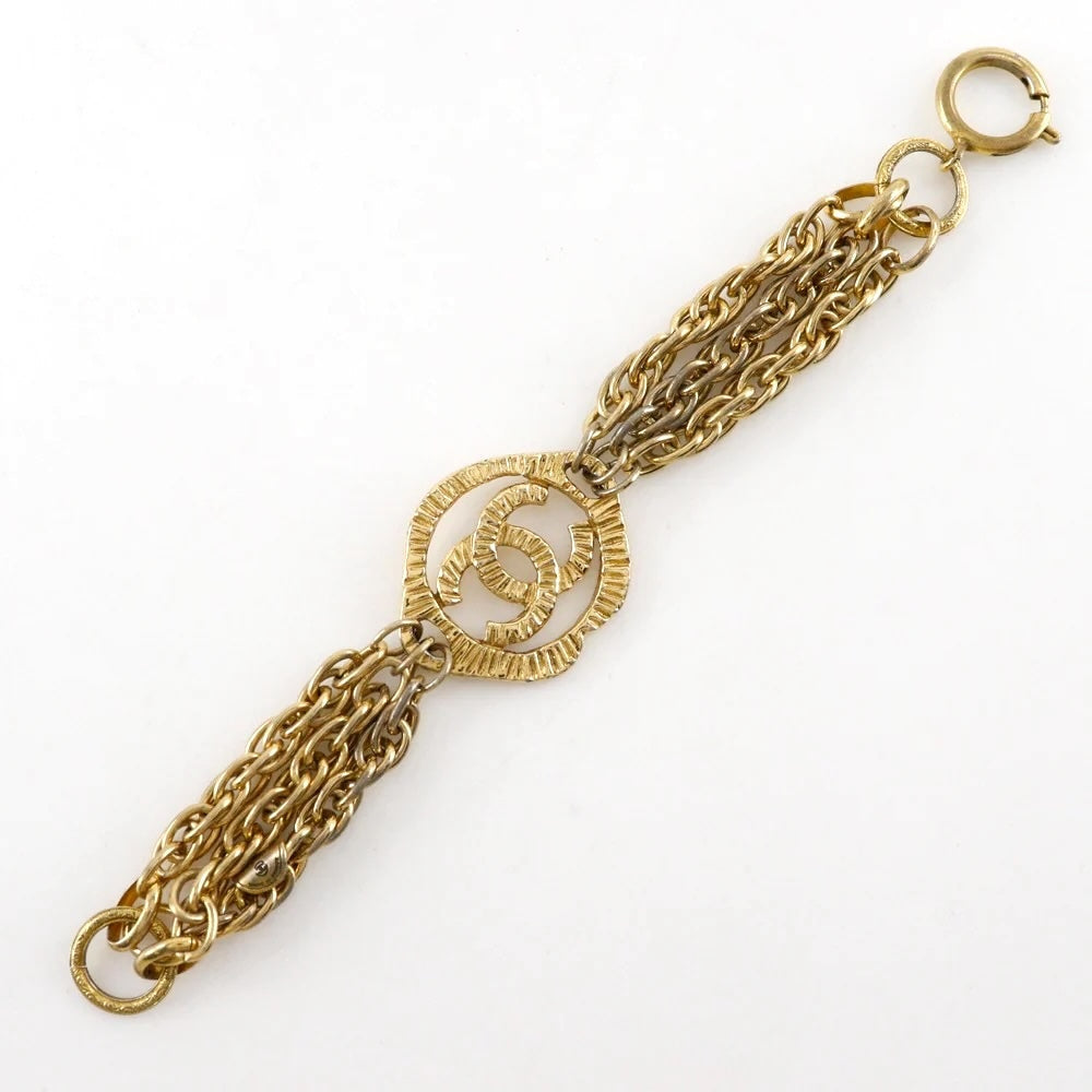 CHANEL COCO MARK MULTI CHAIN BRACELET