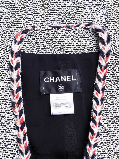 Chanel Lesage Tweed Fringe Jacket Multicolor