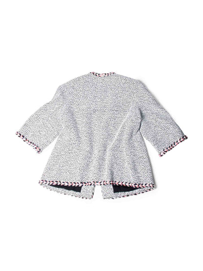 Chanel Lesage Tweed Fringe Jacket Multicolor