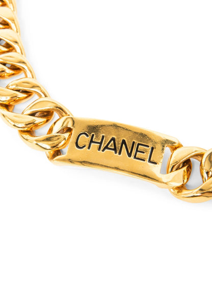 Chanel Logo K Gold Plated Chunky Chain Belt